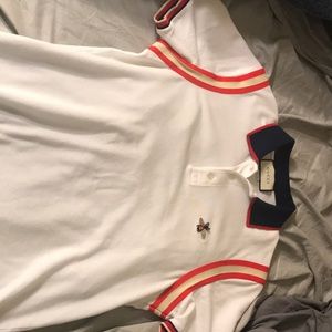 Gucci cotton polo with bee
